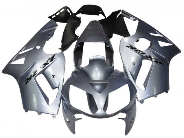 2002-2006 Kawasaki ZX12R Motorcycle Fairings - Silver