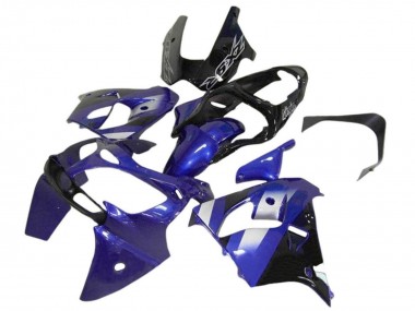 Cheap 2002-2006 Kawasaki ZX12R Motorcycle Fairings - Blue White Black