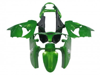 Cheap 2002-2006 Kawasaki ZX12R Motorcycle Fairings - Green Black