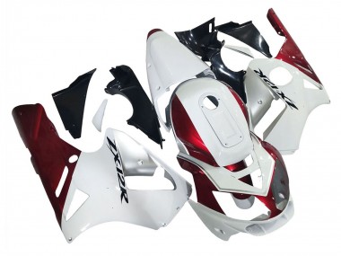 Cheap 2002-2006 Kawasaki ZX12R Motorcycle Fairings - White Red Black