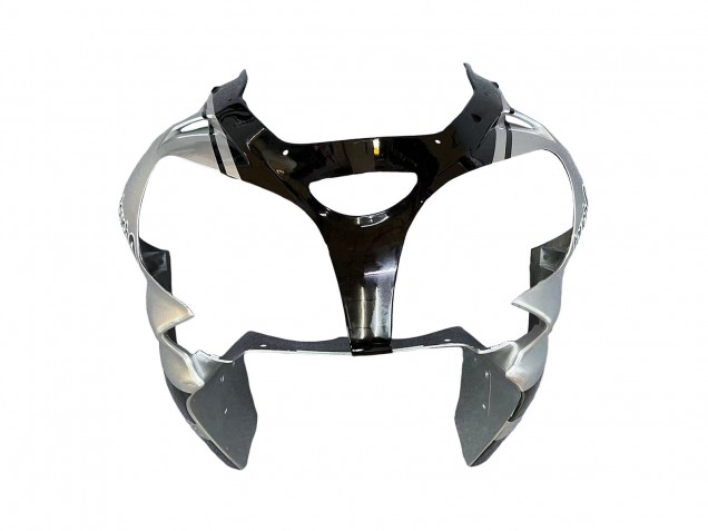 2002-2003 Kawasaki ZX9R Motorcycle Fairings - Silver Glossy Black Monster Elf