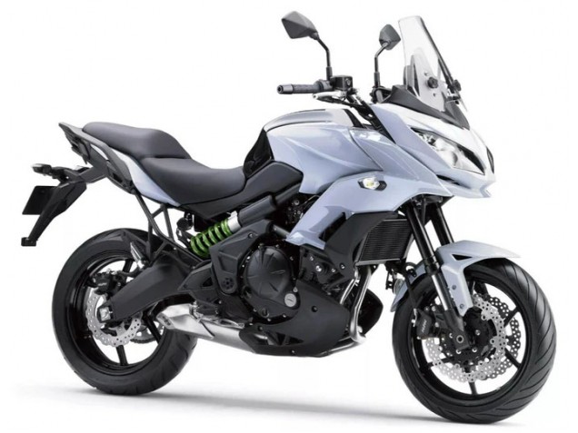 2015-2021 Kawasaki Versys 650 Motorcycle Fairings - White Matte Black