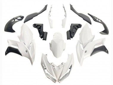 Cheap 2015-2021 Kawasaki Versys 650 Motorcycle Fairings - White Matte Black
