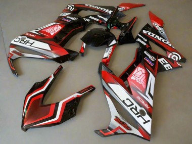 Cheap 2019-2020 Honda CBR650R Motorcycle Fairings - White Red Glossy Black HRC