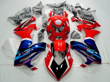 Cheap 2019-2020 Honda CBR650R Motorcycle Fairings - Red White Blue Glossy Black HRC