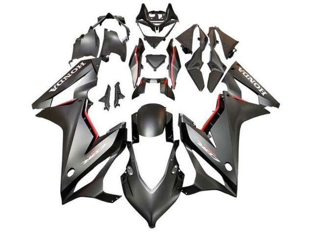 2019-2020 Honda CBR650R Motorcycle Fairings - Matte Black Red