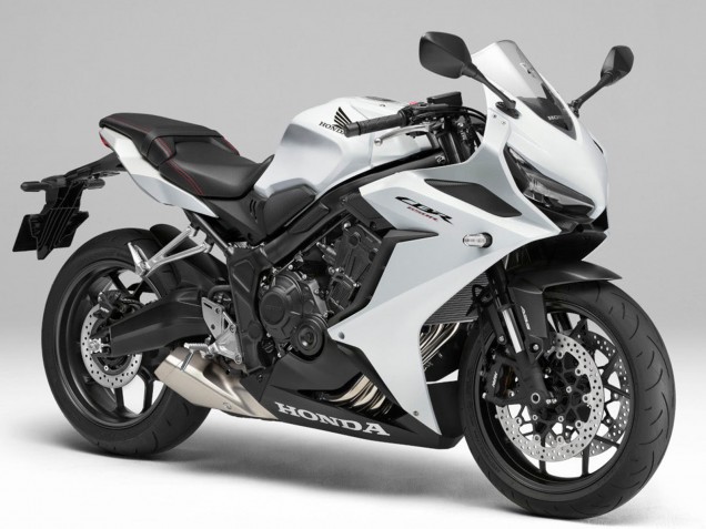2024-2026 Honda CBR650R Motorcycle Fairings - Pearl White