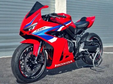 Cheap 2024-2025 Honda CBR650R Motorcycle Fairings - Red White Blue
