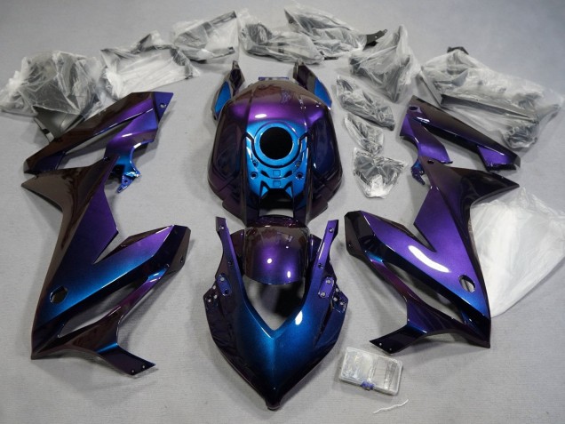 2021-2023 Honda CBR650R Motorcycle Fairings - Chameleon Blue Purple