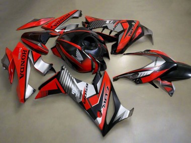 Cheap 2021-2023 Honda CBR650R Motorcycle Fairings - Red Silver Glossy Black