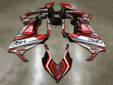 Cheap 2021-2023 Honda CBR650R Motorcycle Fairings - White Red Glossy Black HRC
