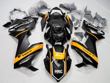 Cheap 2021-2023 Honda CBR650R Motorcycle Fairings - Matte Black Yellow HRC
