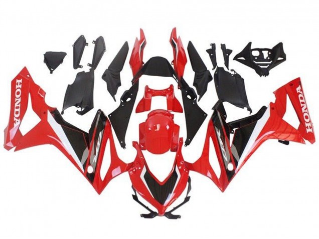 2021-2023 Honda CBR650R Motorcycle Fairings - Red White Black