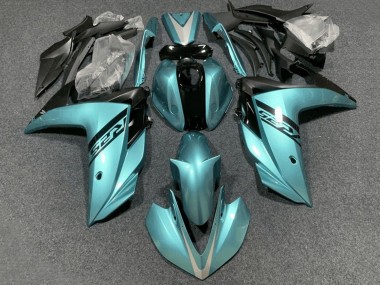 Cheap 2015-2018 Yamaha YZF R3/R25 Motorcycle Fairings - Light Blue Black