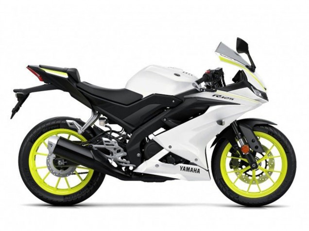 2019-2024 Yamaha YZF R125 Motorcycle Fairings - White Yellow