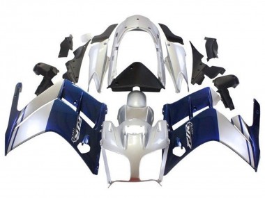 Cheap 2007-2012 Yamaha FJR1300 Motorcycle Fairings - Dark Blue Silver