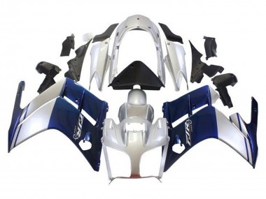 Cheap 2013-2015 Yamaha FJR1300 Motorcycle Fairings - Dark Blue Silver