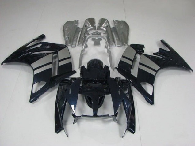 2013-2015 Yamaha FJR1300 Motorcycle Fairings - Glossy Black Silver