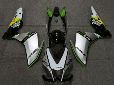 Cheap 2009-2015 Aprilia RSV4 1000 Motorcycle Fairings - Silver Black Green Yellow