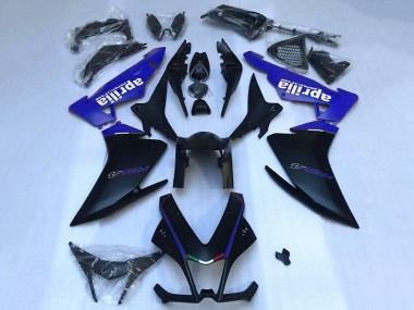 Cheap 2009-2015 Aprilia RSV4 1000 Motorcycle Fairings - Matte Black Blue