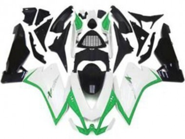 Cheap 2009-2015 Aprilia RSV4 1000 Motorcycle Fairings - White Green Black