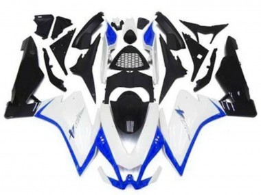 Cheap 2009-2015 Aprilia RSV4 1000 Motorcycle Fairings - White Blue Black