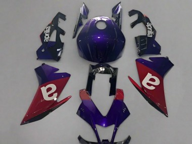 Cheap 2009-2015 Aprilia RSV4 1000 Motorcycle Fairings - Purple Red