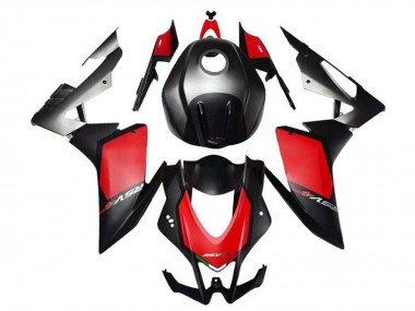 Cheap 2009-2015 Aprilia RSV4 1000 Motorcycle Fairing Kits - Matte Black Red Grey