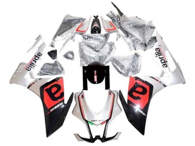 Cheap 2009-2015 Aprilia RSV4 1000 Motorcycle Fairings - Silver Black Red