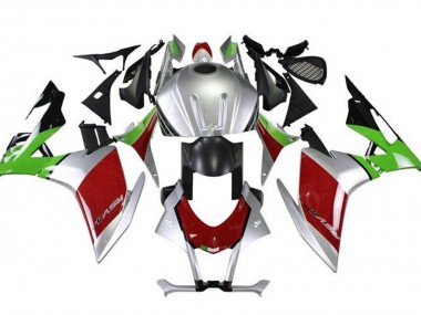 Cheap 2009-2015 Aprilia RSV4 1000 Motorcycle Fairings - Silver Black Red Green