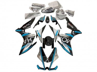 Cheap 2009-2015 Aprilia RSV4 1000 Motorcycle Fairings - Silver Black Blue