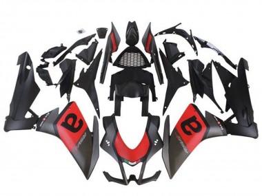 Cheap 2009-2015 Aprilia RSV4 1000 Motorcycle Fairings - Matte Black Red