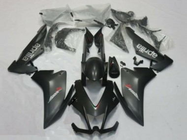 Cheap 2009-2015 Aprilia RSV4 1000 Motorcycle Fairings - Matte Black Silver Red Decal