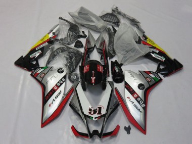 Cheap 2009-2015 Aprilia RSV4 1000 Motorcycle Fairings - Silver Red Black Yellow