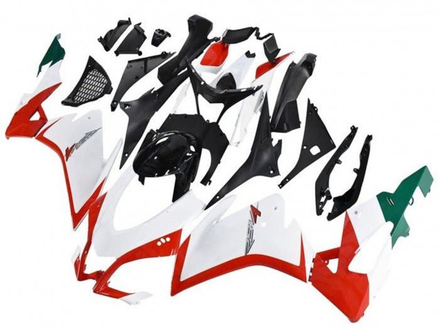 2016-2020 Aprilia RSV4 1000 Motorcycle Fairings - White Red Green Black