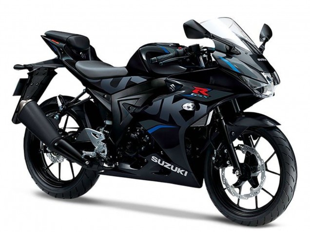 2017-2025 Suzuki GSXR125 Motorcycle Fairings - Black Blue