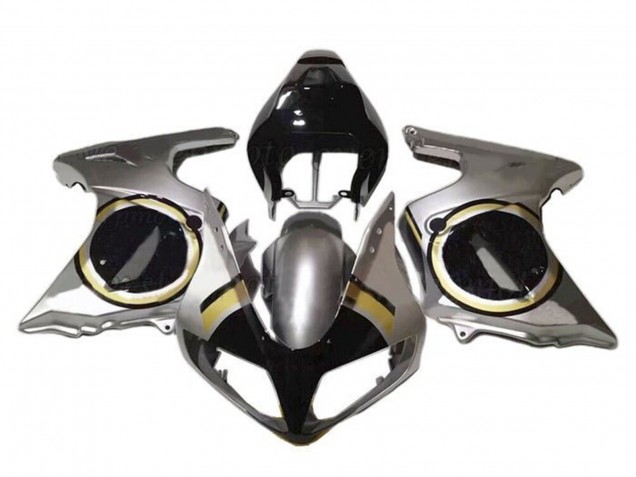 2003-2013 Suzuki SV650 Motorcycle Fairings - Silver Black Gold