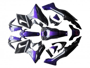Cheap 2002-2006 Honda CBR125R Motorcycle Fairings - Silver Purple Glossy Black