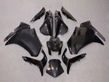 Cheap 2010-2014 Honda VFR 1200 Motorcycle Fairings - Black Carbon Fiber