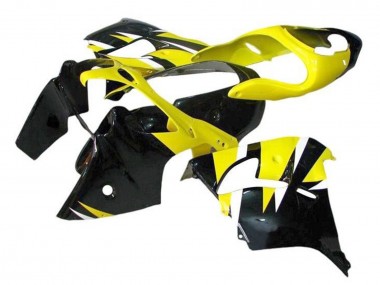 Cheap 2000-2001 Kawasaki ZX9R Motorcycle Fairings - Yellow Black
