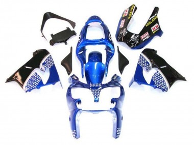 Cheap 2002-2003 Kawasaki ZX9R Motorcycle Fairing - Blue White Black