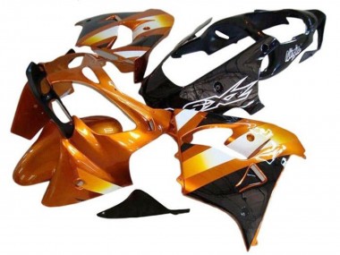 Cheap 2002-2003 Kawasaki ZX9R Motorcycle Fairings - Orange Black White