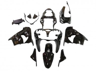 Cheap 2002-2003 Kawasaki ZX9R Motorcycle Fairings - Black White