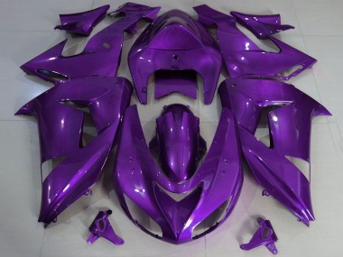 Cheap 2006-2007 Kawasaki ZX10R Motorcycle Fairing - Purple