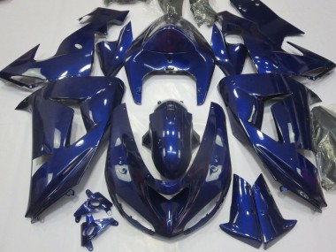 Cheap 2006-2007 Kawasaki ZX10R Motorcycle Fairing - Dark Blue
