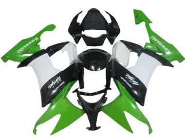 Cheap 2008-2010 Kawasaki ZX10R Motorcycle Fairing - Green White Black