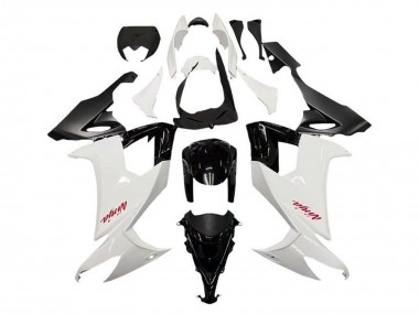 Cheap 2008-2010 Kawasaki ZX10R Motorcycle Fairings - White Black Red Decal