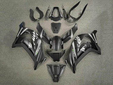 Cheap 2011-2015 Kawasaki ZX10R Motorcycle Fairings - Matte Black White