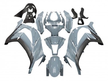 Cheap 2011-2015 Kawasaki ZX10R Motorcycle Fairings - Nardo Grey Matte Black