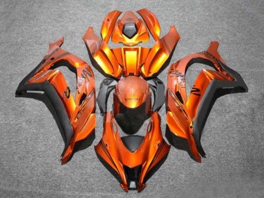 Cheap 2016-2020 Kawasaki ZX10R Motorcycle Fairings - Orange Black